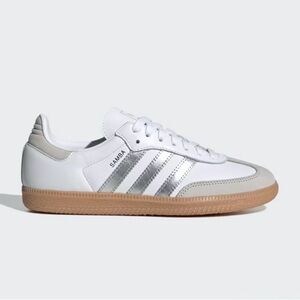 Adidas Samba White and Gray Sneakers women’s size